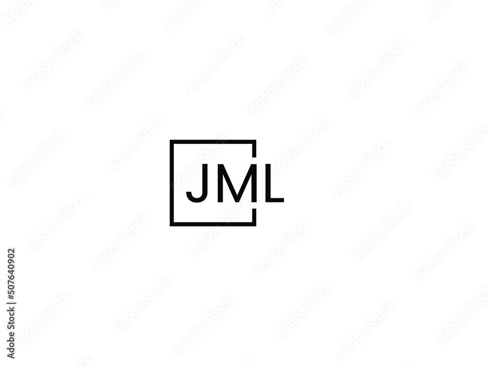 JML letter initial logo design vector illustration JML letter initial logo design vector illustration
