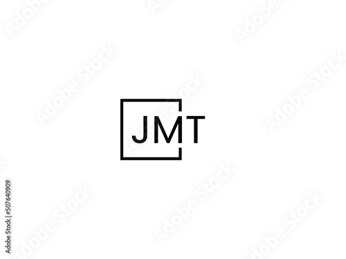 JMT letter initial logo design vector illustration