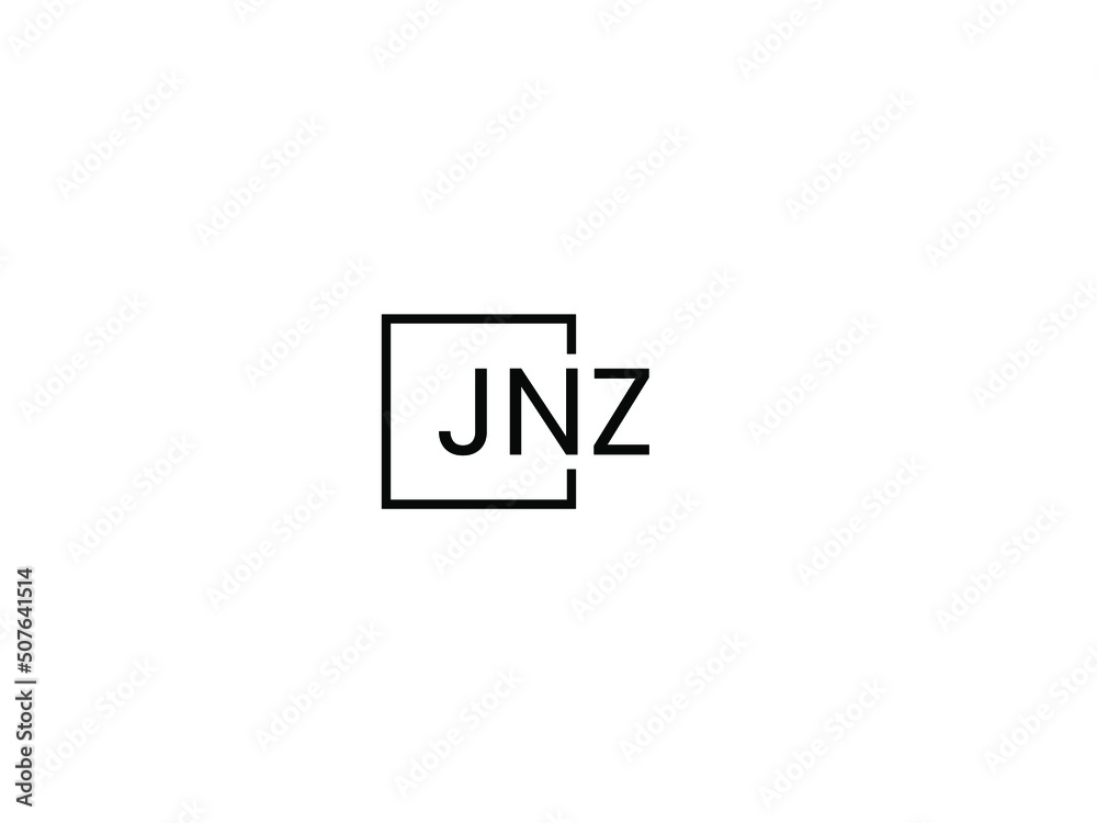 JNZ letter initial logo design vector illustration JNZ letter initial logo design vector illustration