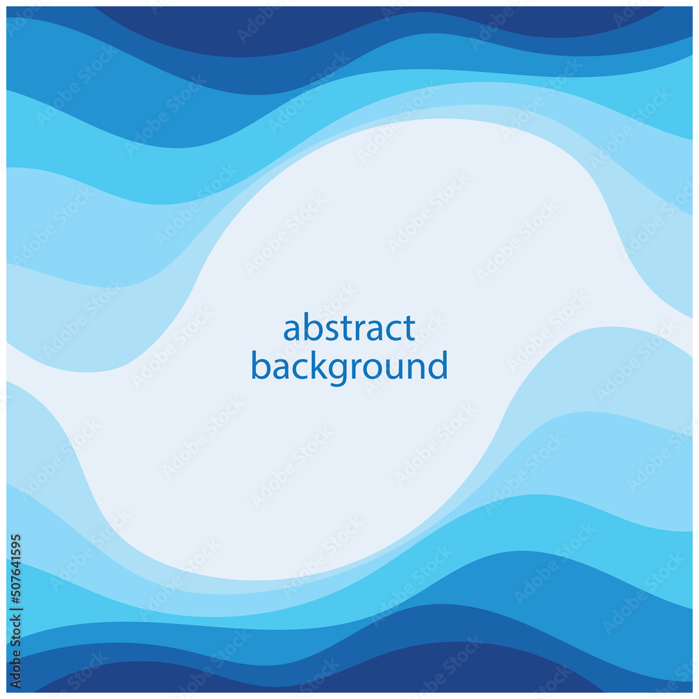 Blue wave vector abstract background flat design stock illustration Blue wave vector abstract background flat design stock illustration