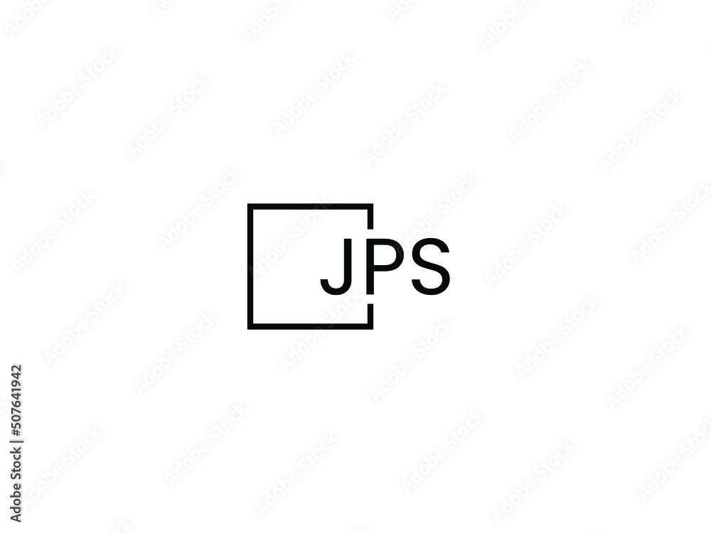 JPS letter initial logo design vector illustration JPS letter initial logo design vector illustration