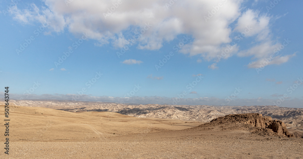 Stone desert near the Khatsatson stream, on the Israeli side of the Dead Sea, near Jerusalem in Israel Stone desert near the Khatsatson stream, on the Israeli side of the Dead Sea, near Jerusalem in Israel