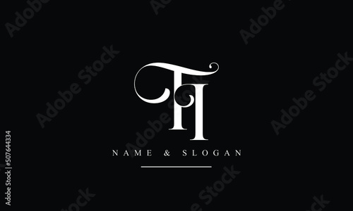 TI, IT, T, I abstract letters logo monogram