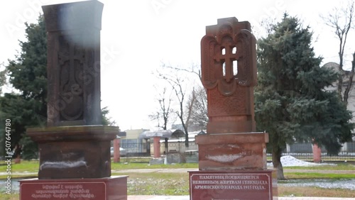 sculptures crosses Armenian monuments to the church ancient inscriptions and peasant art christina photo