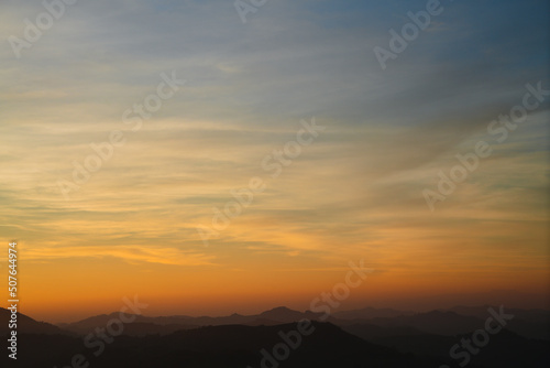 sunset over the mountains © massimo spagnoletti