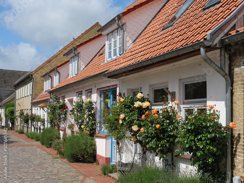 Das Fischerdorf Holm in Schleswig-Holstein