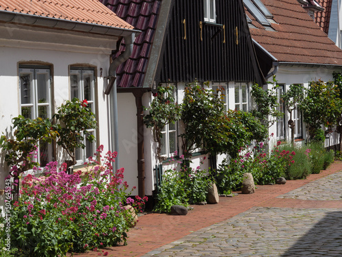 Das Fischerdorf Holm in Schleswig-Holstein photo