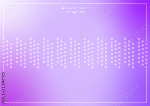 Abstract gradient background, purple gradient color tone, and bar of groups of dots at the middle