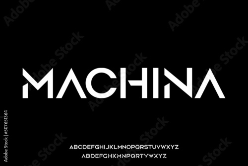 Luxury modern alphabets font vector with alternate