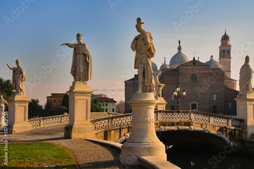 Padua, view of the beautiful square 