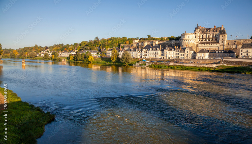 Amboise Chateau, France. Castles of the Loire Valley.