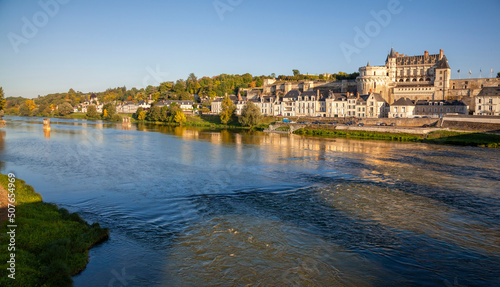 Amboise Chateau  France. Castles of the Loire Valley.