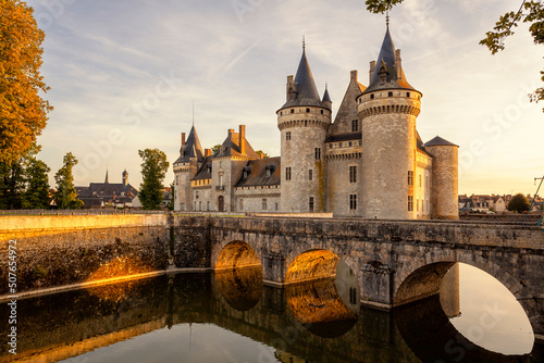Sully-sur-loire, France. Castels of the Loire Valley.