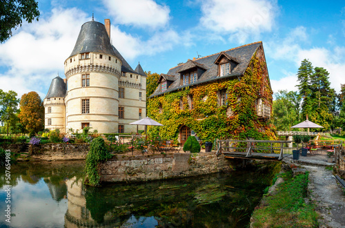 The chateau de l'Islette, France. Located in the Loire Valley. photo