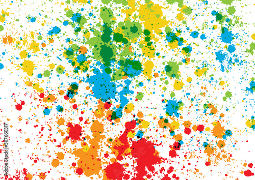 Abstract vector splatter paint color isolated background design. illustration vector design.
