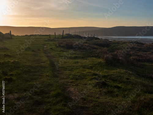 Estero Trail at Point Reyes National Seashore during golden hour.