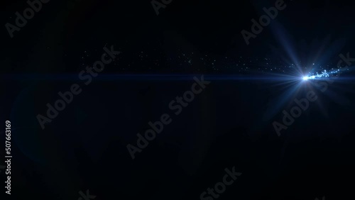 comet fly over sky 4k