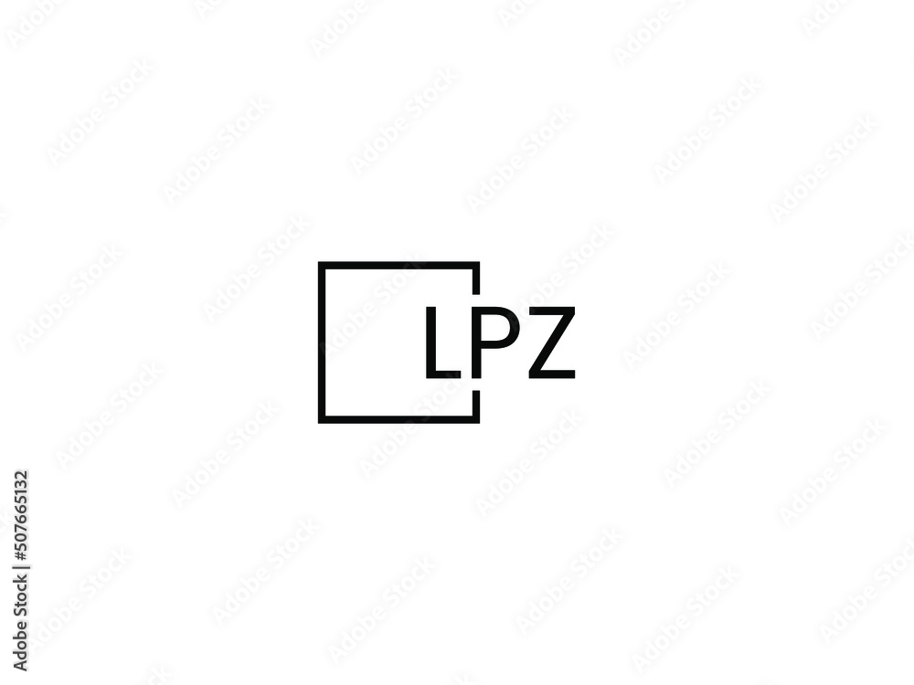 LPZ letter initial logo design vector illustration LPZ letter initial logo design vector illustration