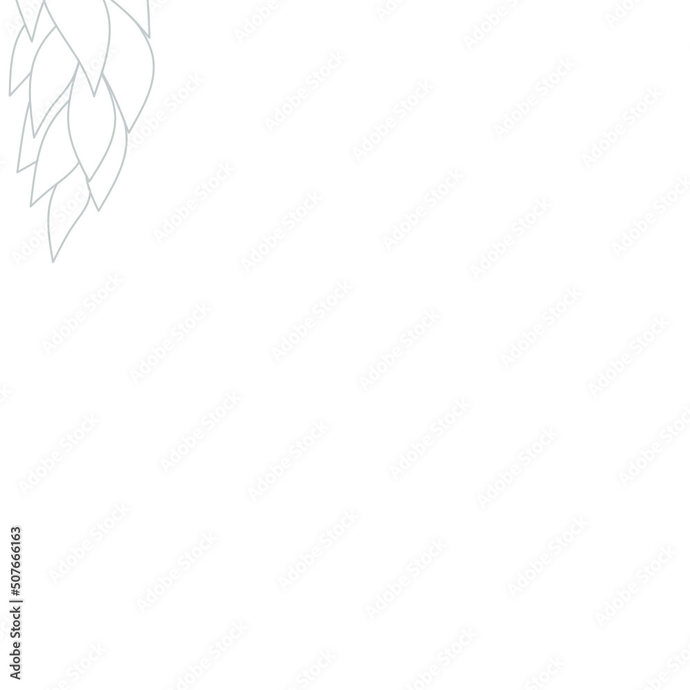 Obraz premium Abstract corner leaf