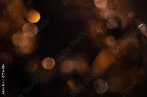 abstract background with bokeh lights