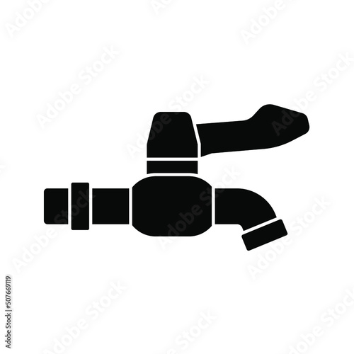 Water tap icon. vector illustration