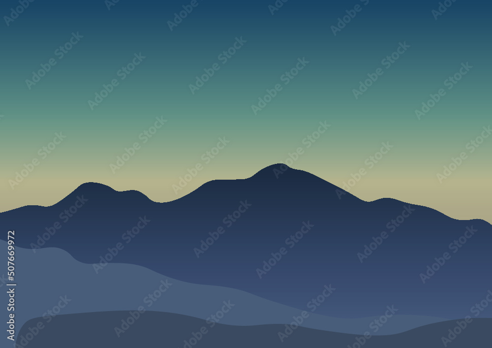 Obraz premium mountain landscape in the mountains