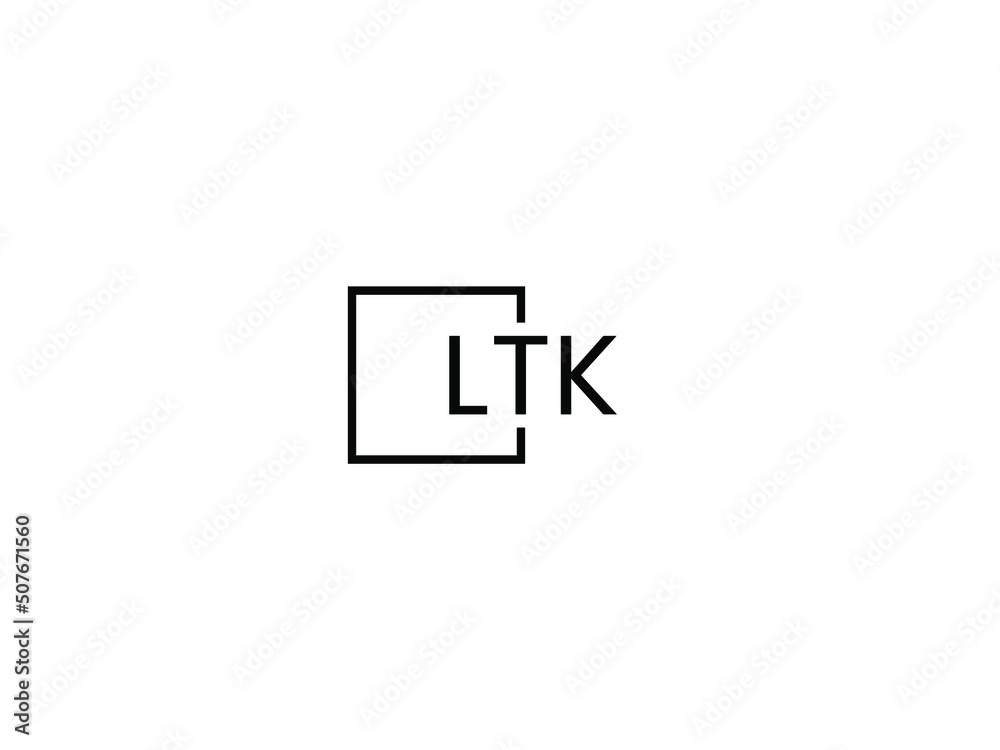 LTK letter initial logo design vector illustration LTK letter initial logo design vector illustration