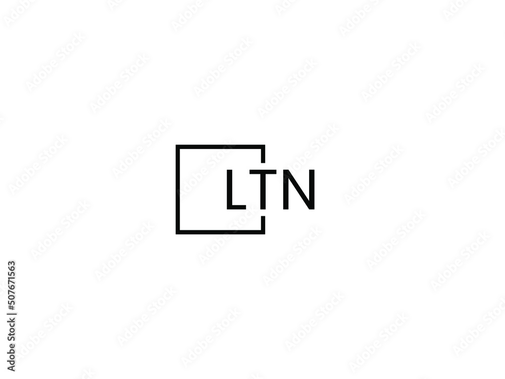 LTN letter initial logo design vector illustration LTN letter initial logo design vector illustration