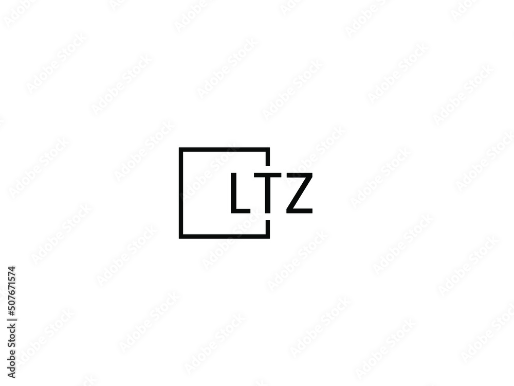 LTZ letter initial logo design vector illustration