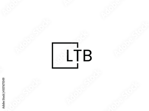 LTB letter initial logo design vector illustration