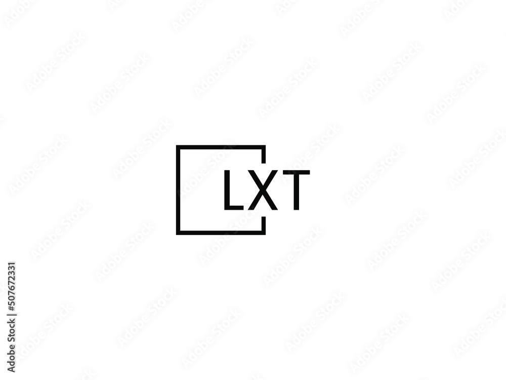 LXT letter initial logo design vector illustration LXT letter initial logo design vector illustration