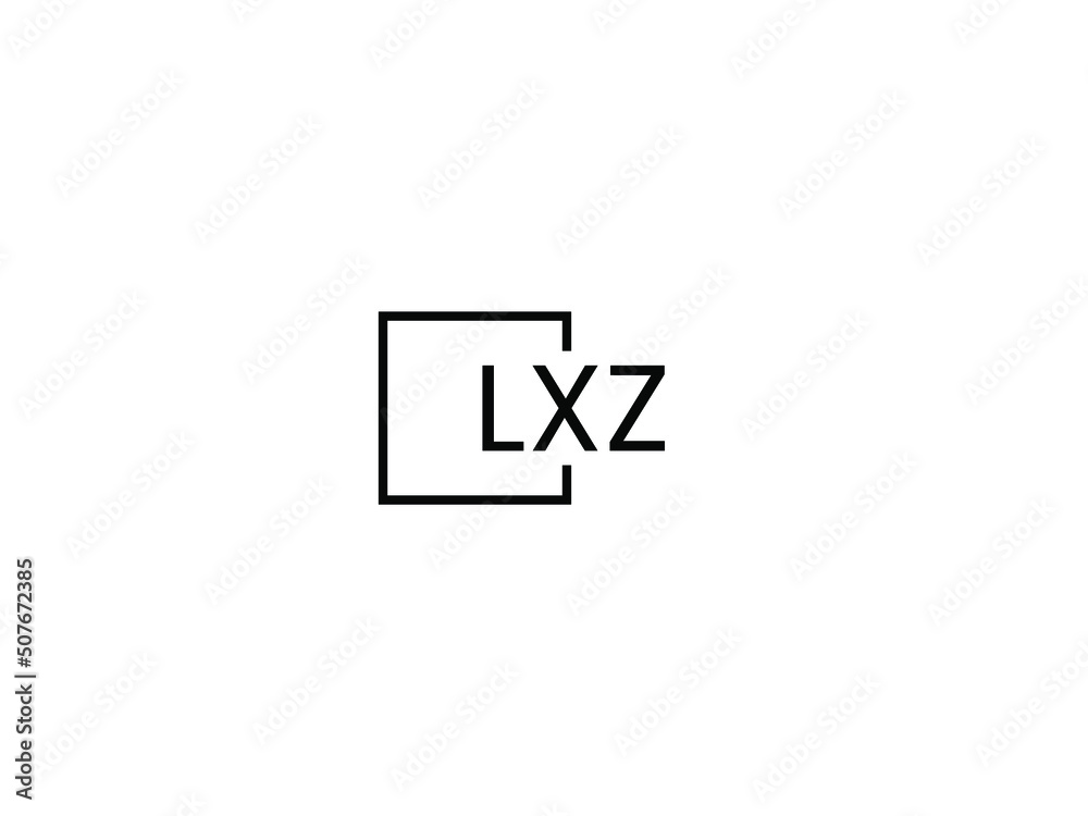 LXZ letter initial logo design vector illustration LXZ letter initial logo design vector illustration