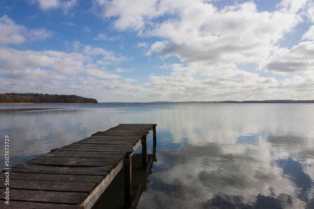 Naklejka premium Steg am See