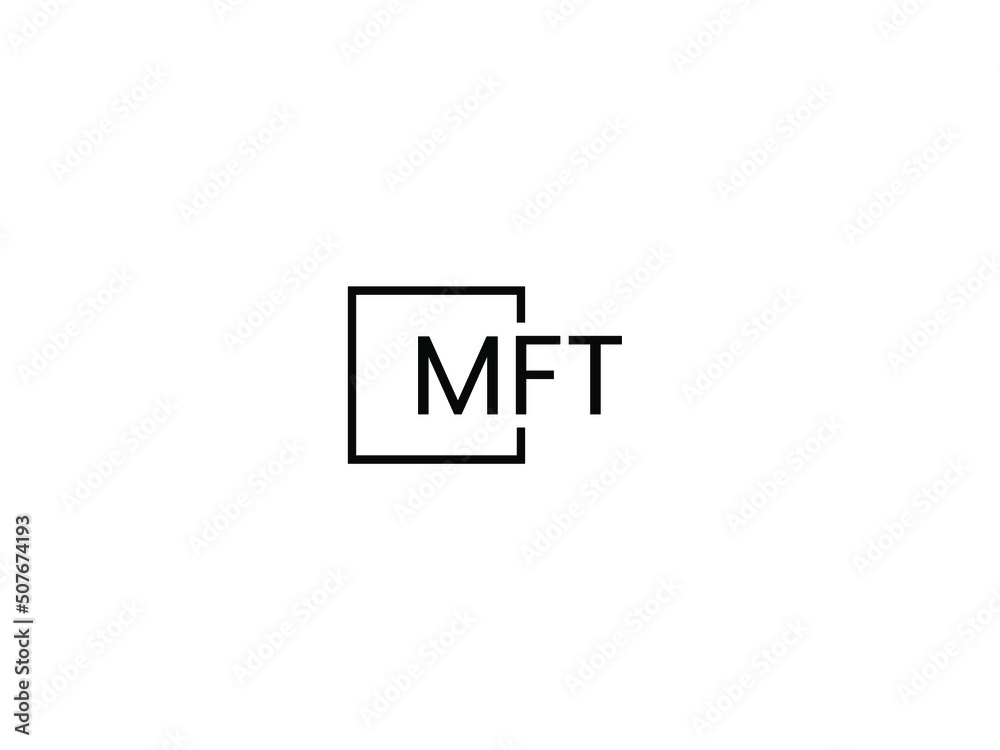 MFT Letter Initial Logo Design Vector Illustration MFT Letter Initial Logo Design Vector Illustration