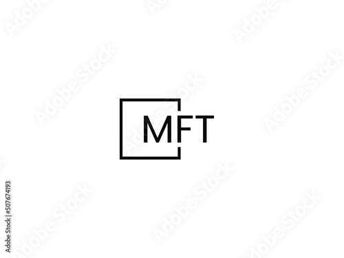 MFT Letter Initial Logo Design Vector Illustration