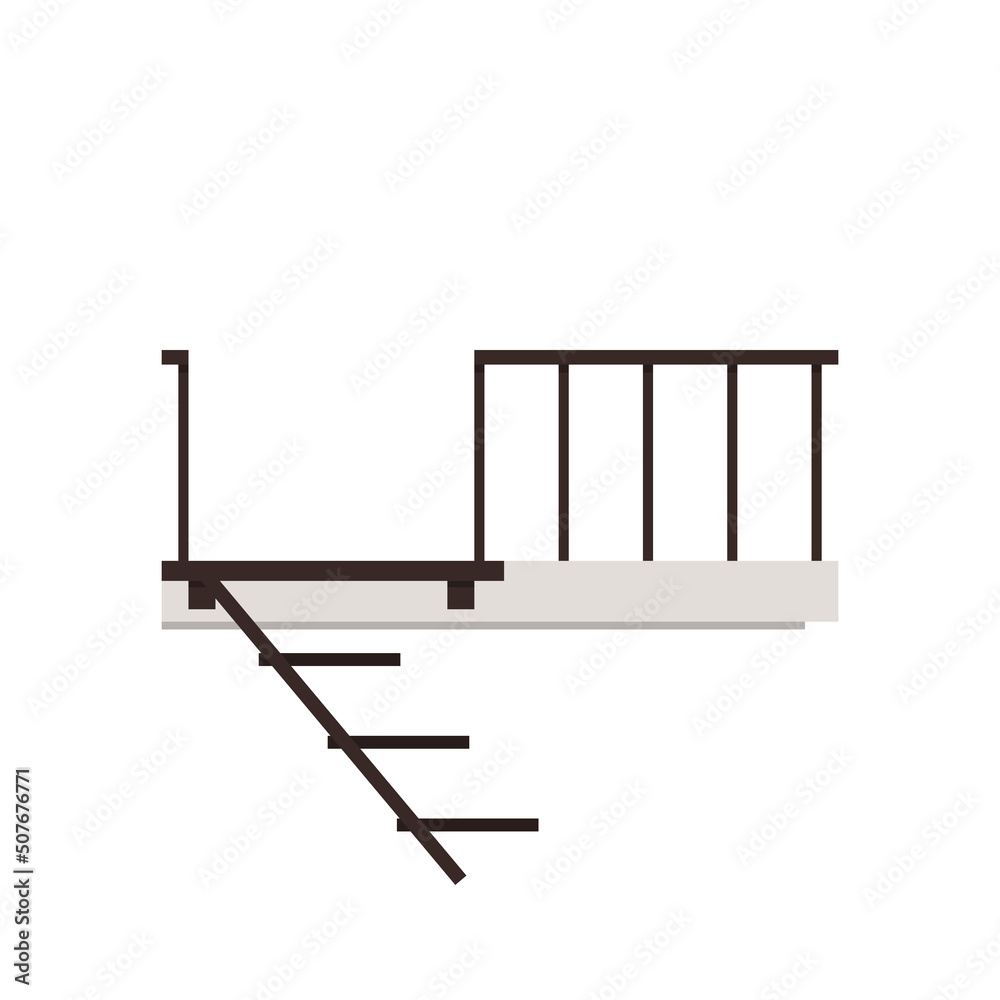 Balcony cartoon vector. Railing vector. Fence vecot. balcony stairs. Balcony cartoon vector. Railing vector. Fence vecot. balcony stairs.