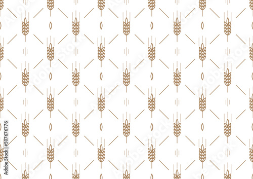 Wheat pattern wallpaper. oat symbol. free space for text. rice sign. Rice pattern wallpaper.