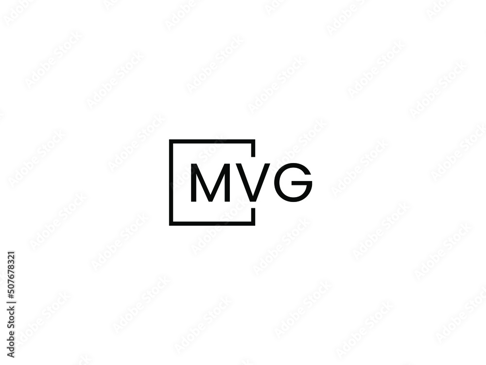 MVG Letter Initial Logo Design Vector Illustration MVG Letter Initial Logo Design Vector Illustration
