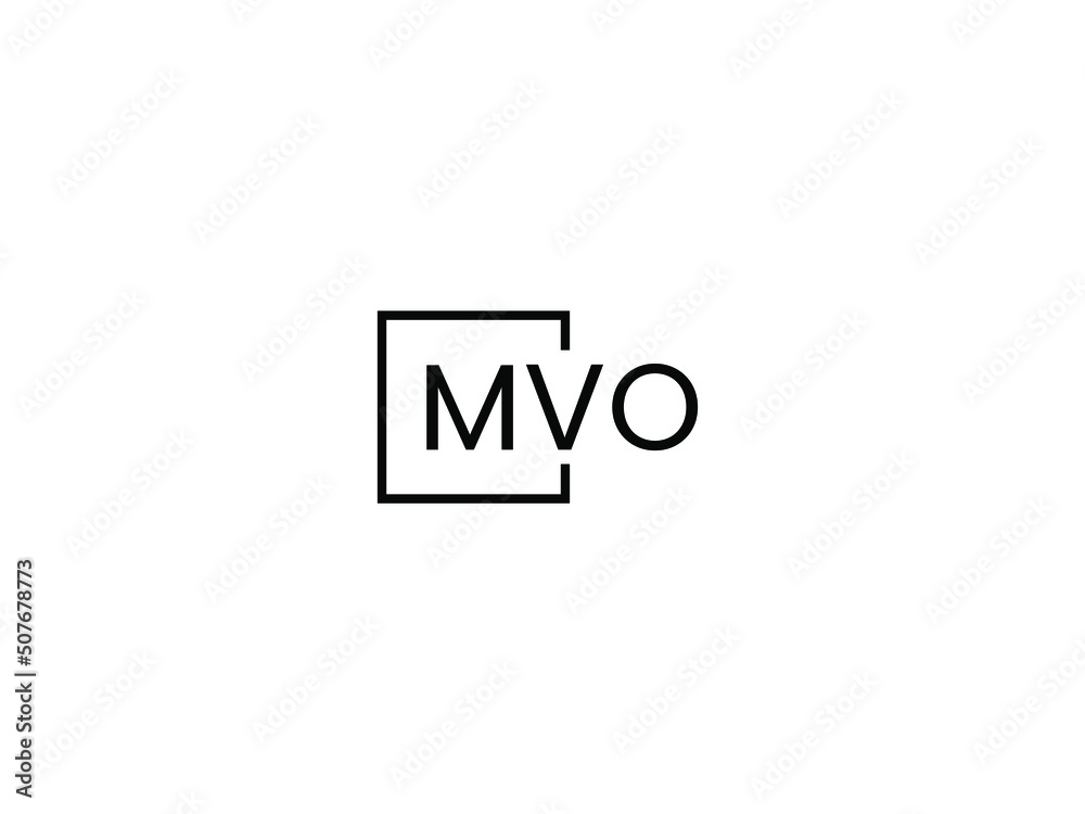 MVO Letter Initial Logo Design Vector Illustration MVO Letter Initial Logo Design Vector Illustration
