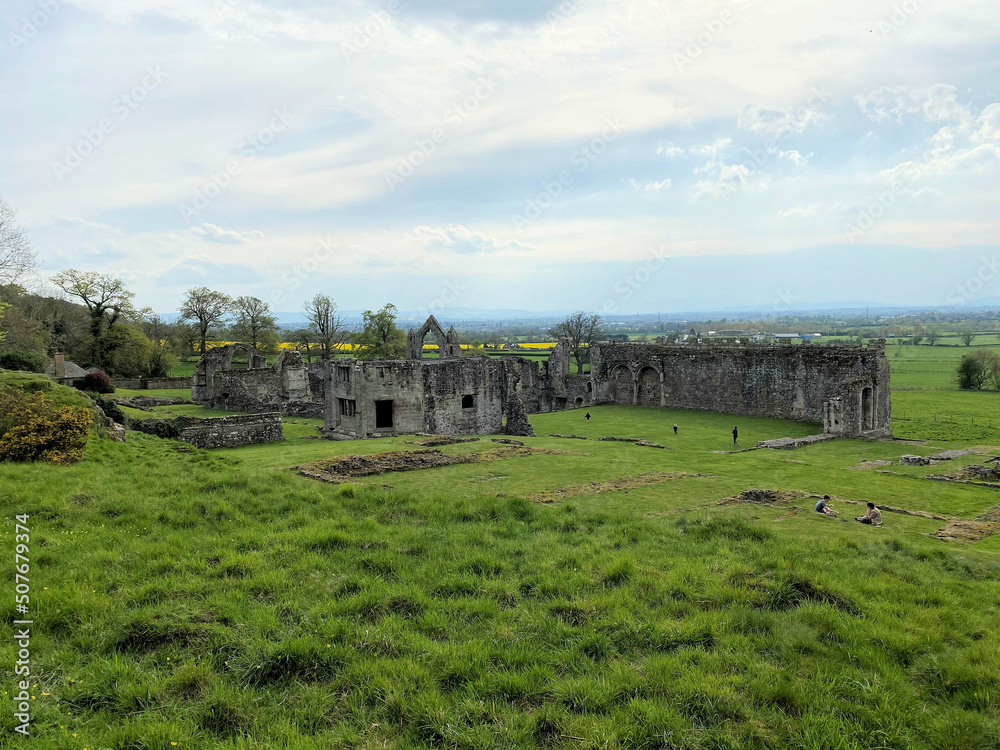 Haughmond Abbey in the evening