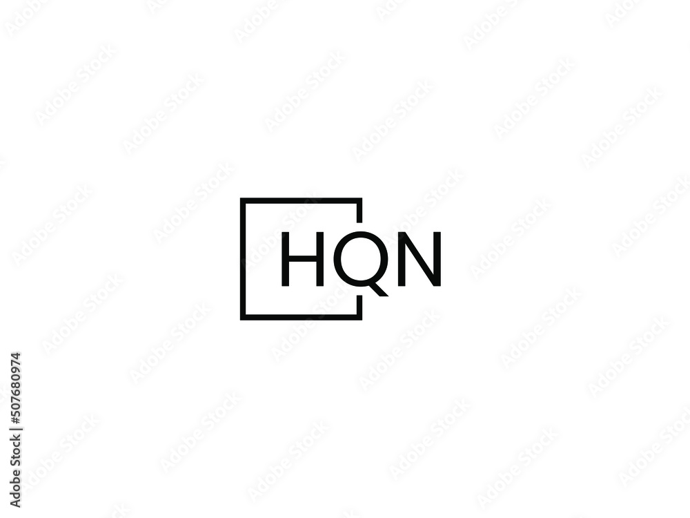 HQN letter initial logo design vector illustration HQN letter initial logo design vector illustration