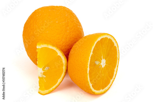 Orange Valencia - Egypt isolated inn extendable plain background, studio lighting, macro detailing, ample copy space all around 