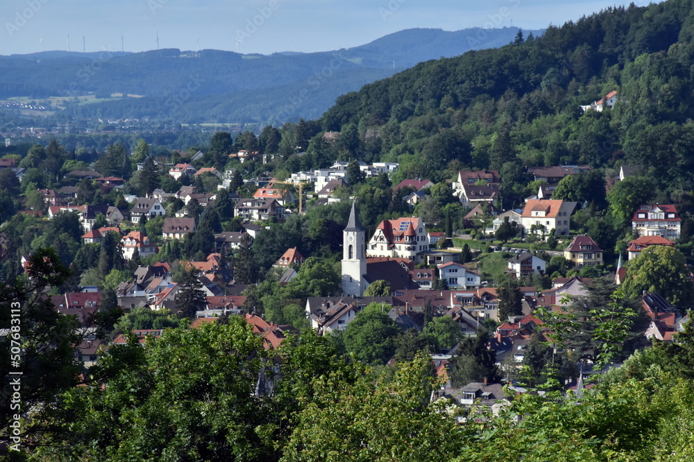 Fototapeta premium Freiburg-Herdern im Frühling