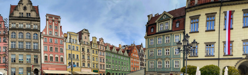 market square in old town of Wroclaw