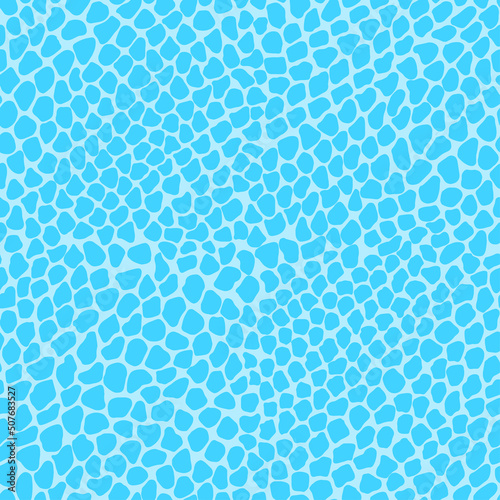 Seamless Pattern Blue Snake Skin