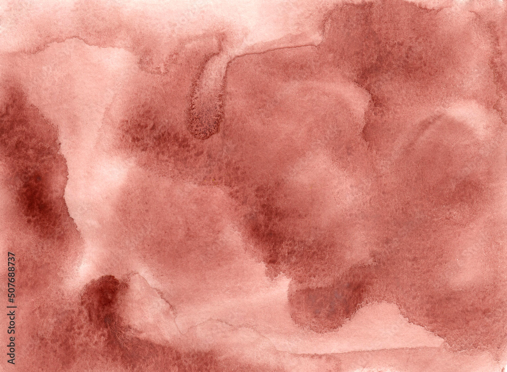 Fototapeta premium brown abstract watercolor background texture of the paper