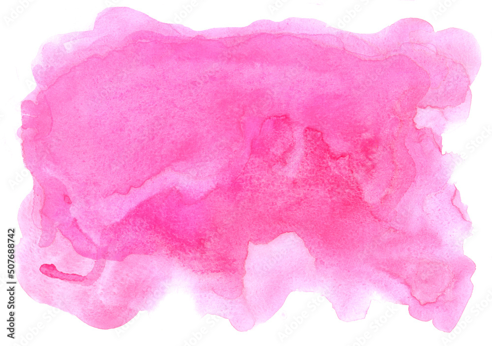 pink abstract watercolor background with texture - obrazy, fototapety, plakaty 