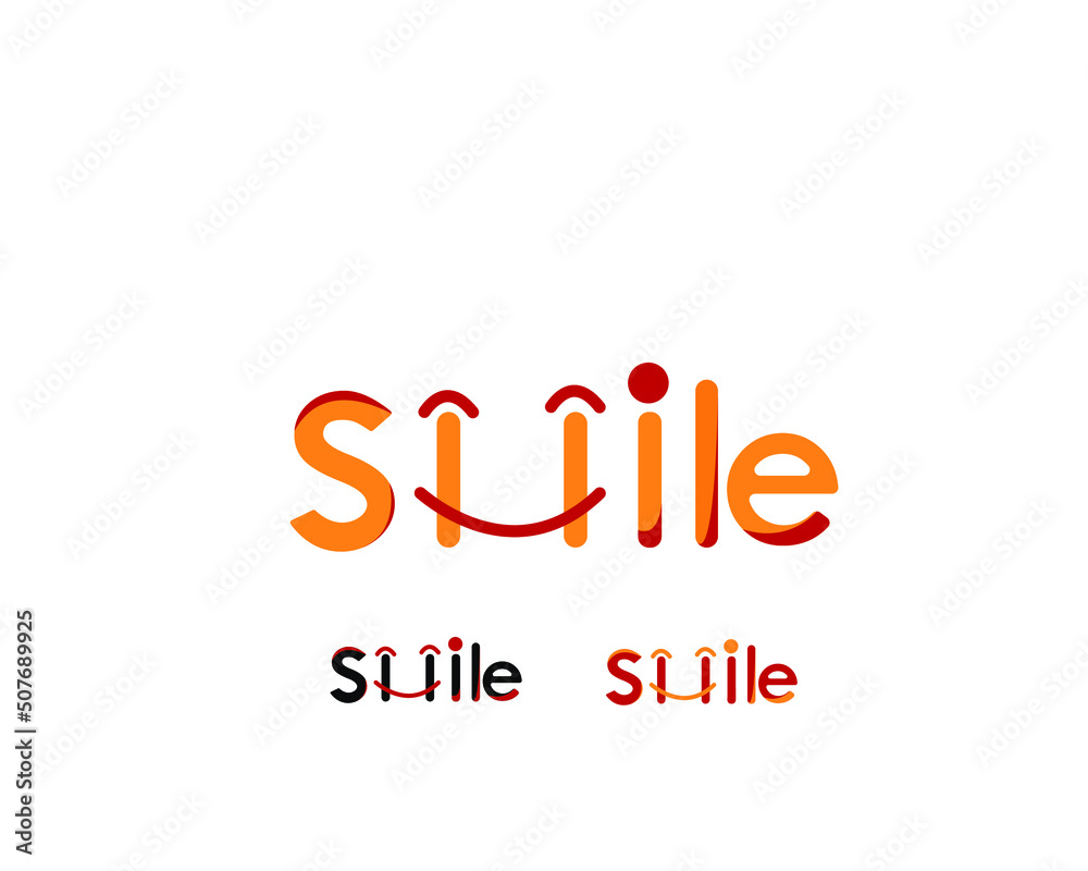 Smile Logo Vector Template Design