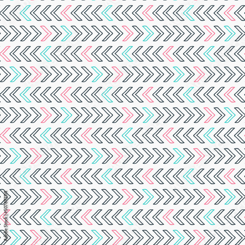 Geometric seamless pattern in hipster style