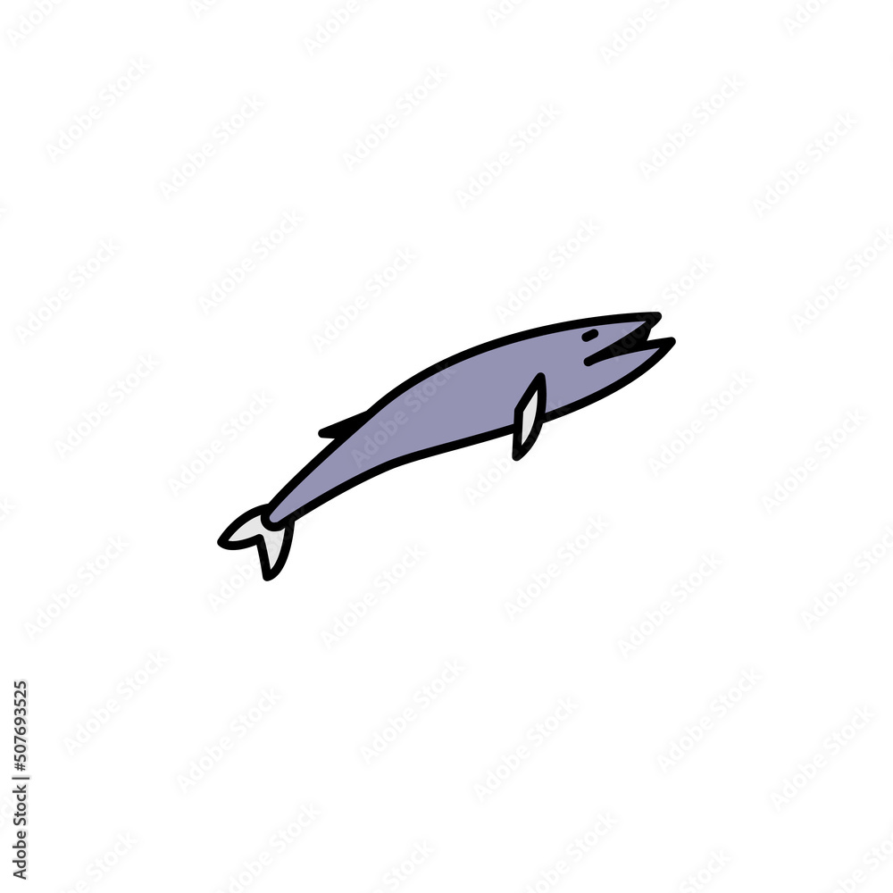 Fototapeta premium grey, whale, shape line icon. signs and symbols can be used for web, logo, mobile app, ui, ux